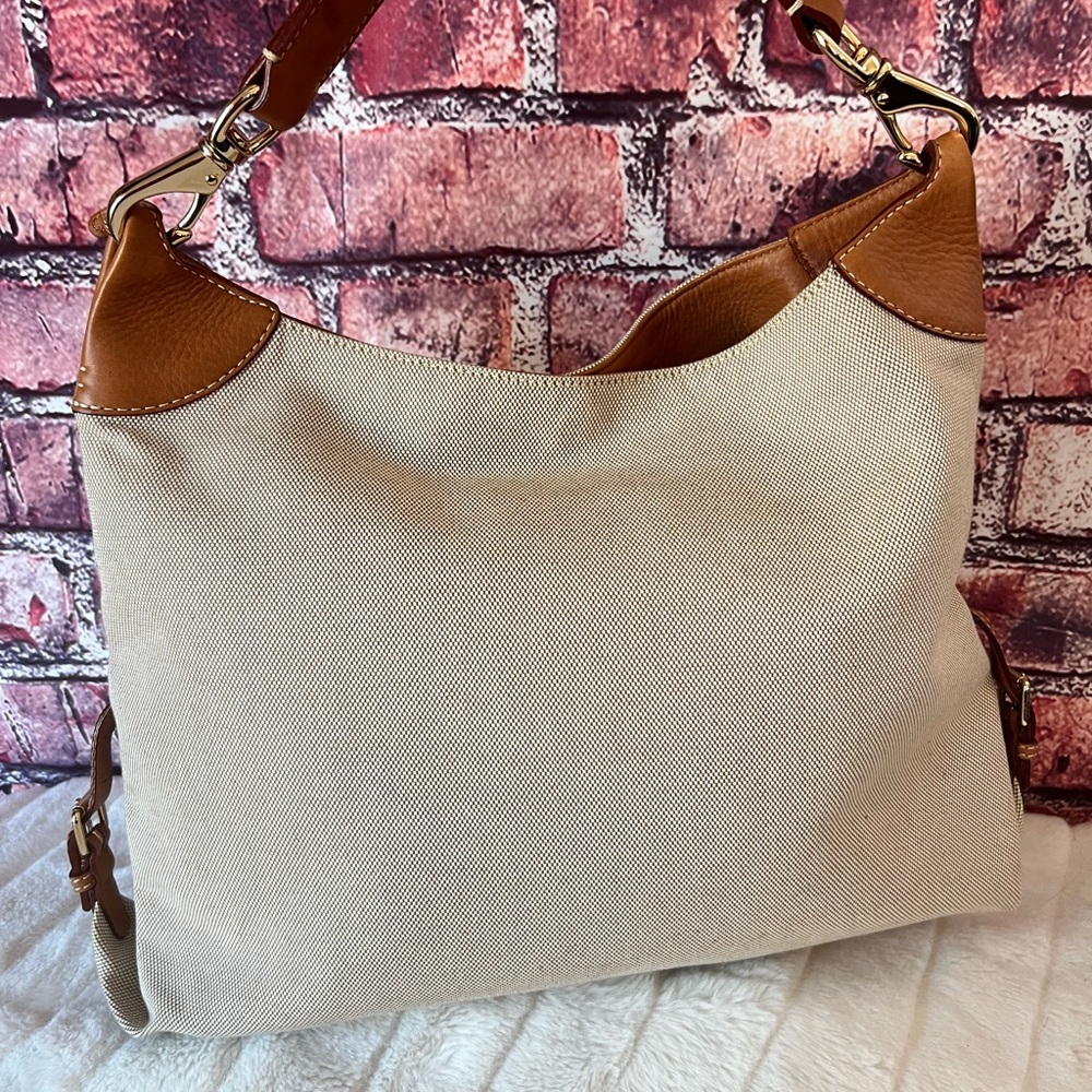 Dooney & Bourke Monogram Jacquard Hobo Purse - Picture 6 of 13